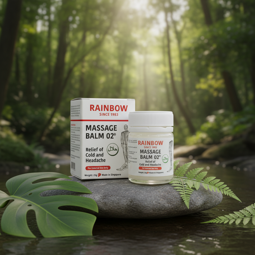 Rainbow Massage Balm